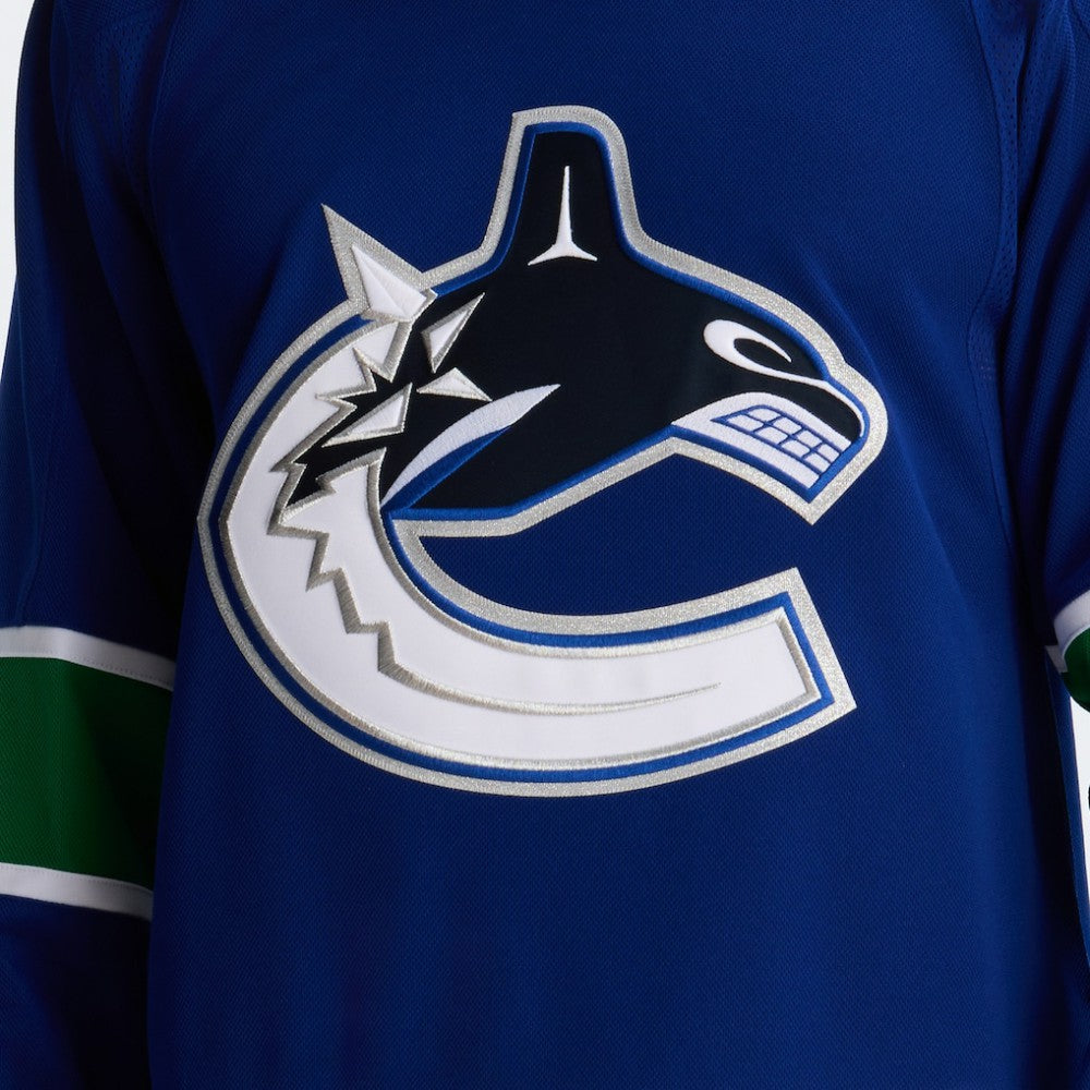 Vancouver Canucks Fanatics Home Premium Jersey - Blue - NHL