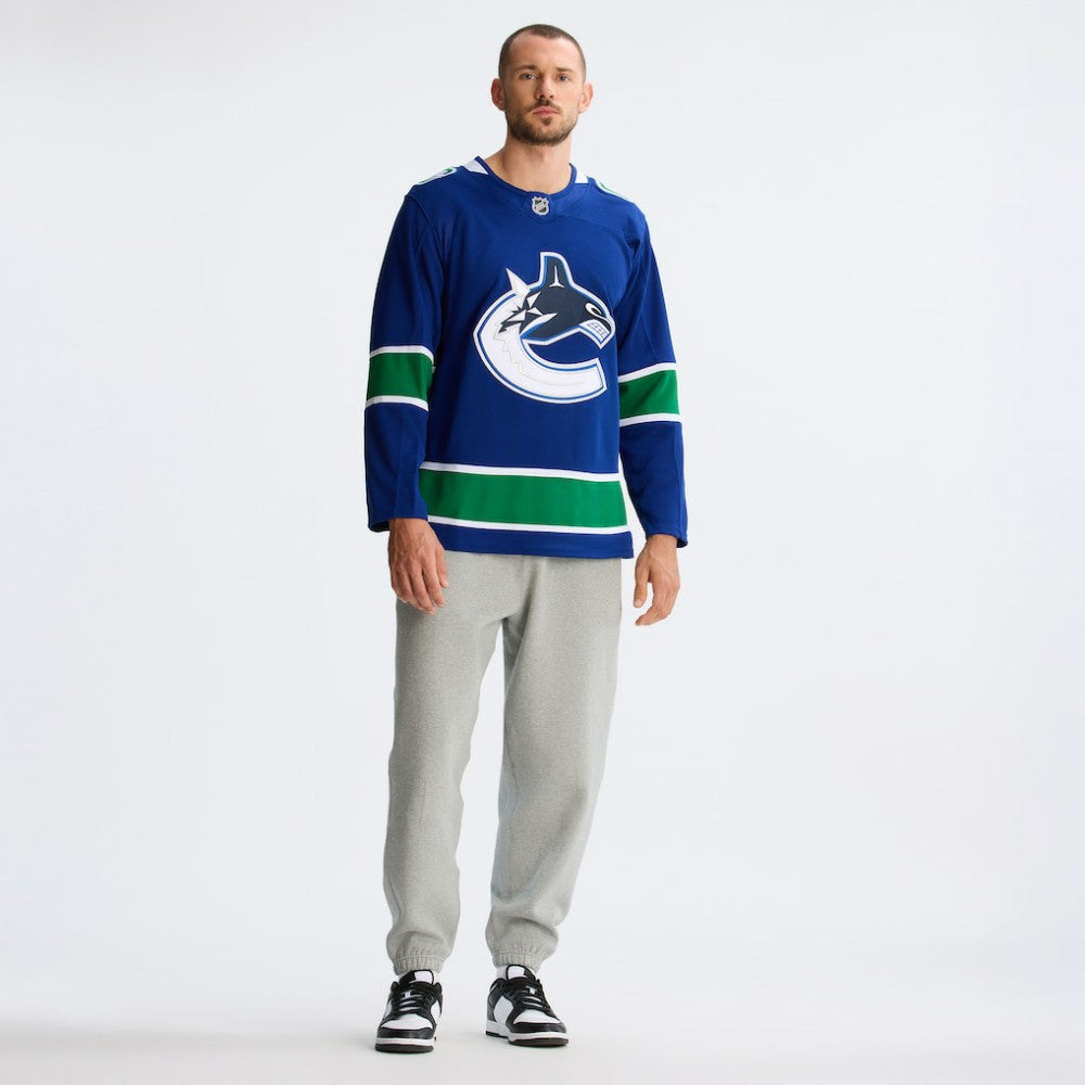Vancouver Canucks Fanatics Home Premium Jersey - Blue - NHL
