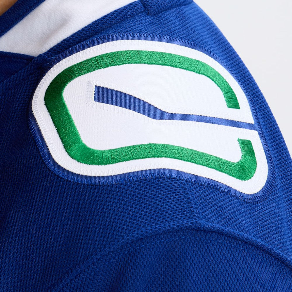 Vancouver Canucks Fanatics Home Premium Jersey - Blue - NHL
