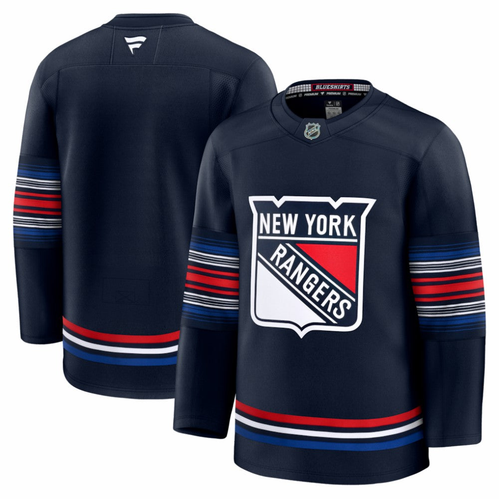 New York Rangers Fanatics Alternate Premium Jersey - Navy - NHL