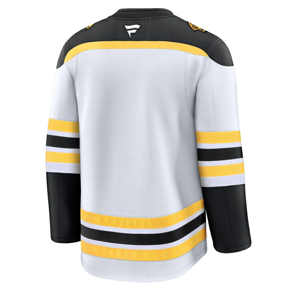 Boston Bruins Fanatics Away Premium Jersey - White - NHL