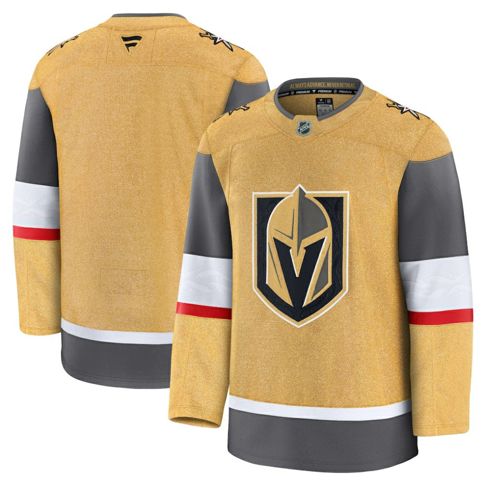 Vegas Golden Knights Fanatics Home Premium Jersey - Gold - NHL