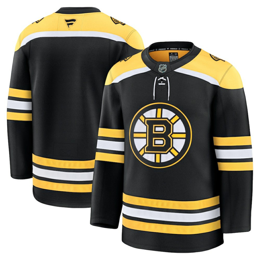Boston Bruins Fanatics Home Premium Jersey - Black - NHL