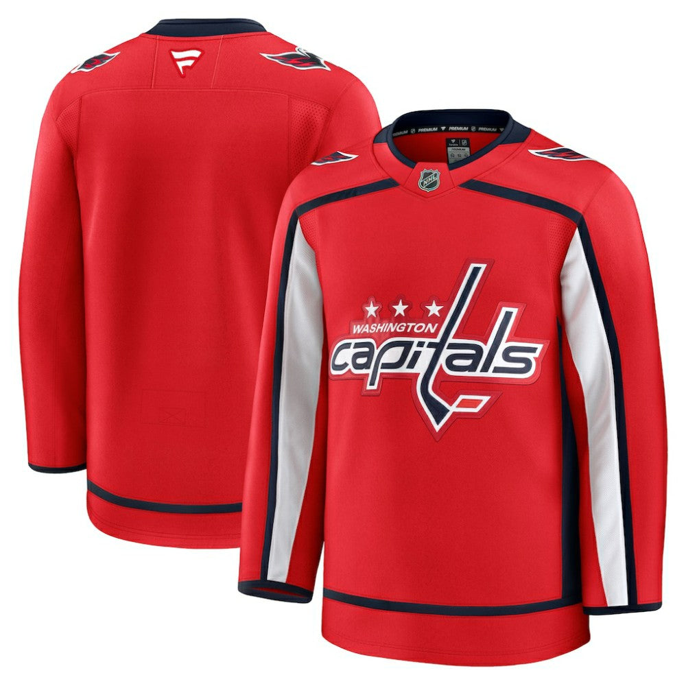 Washington Capitals Fanatics Home Premium Jersey - Red - NHL