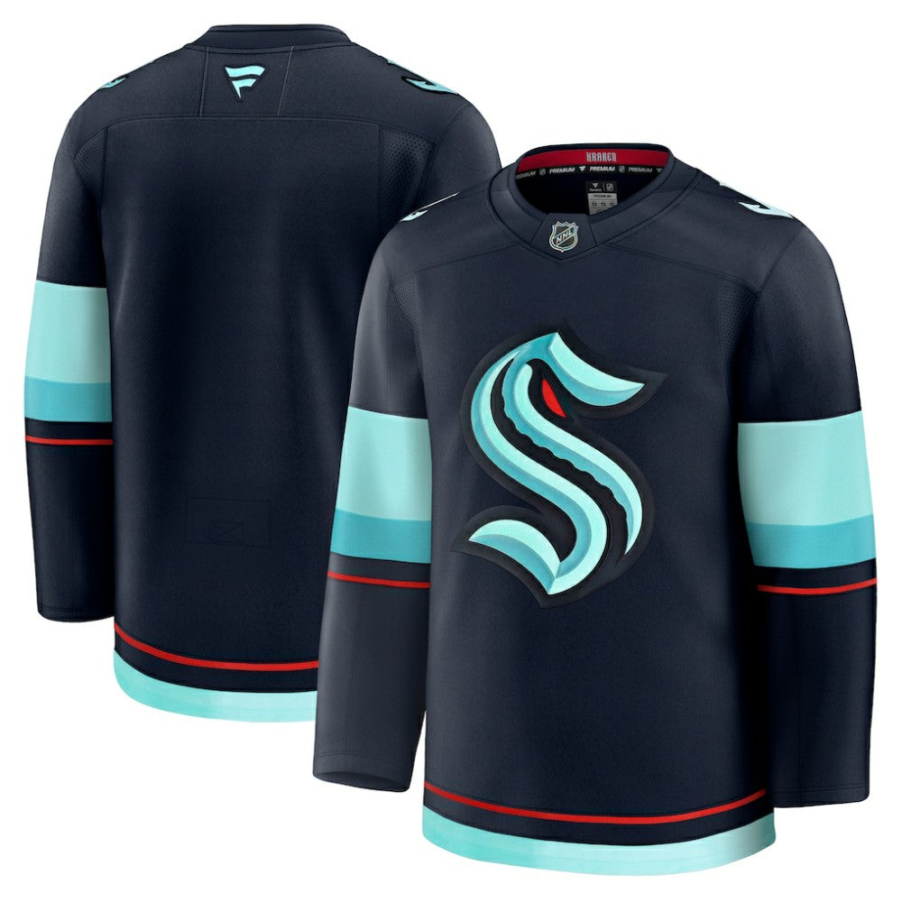 Seattle Kraken Fanatics Home Premium Jersey - Deep Sea Blue - NHL