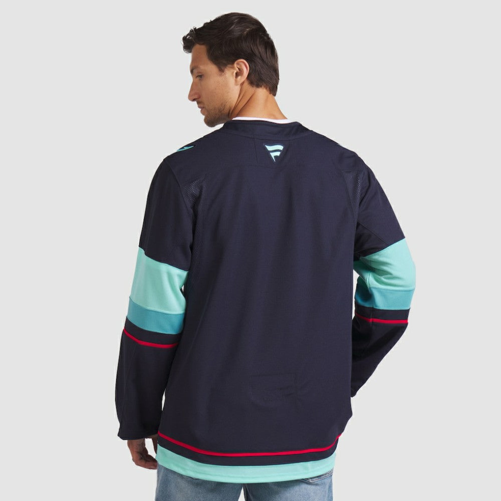 Seattle Kraken Fanatics Home Premium Jersey - Deep Sea Blue - NHL