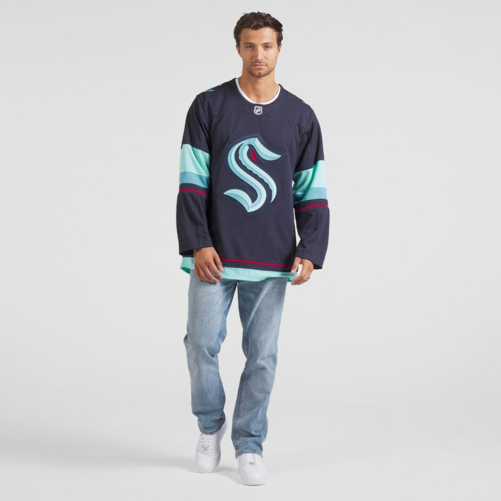 Seattle Kraken Fanatics Home Premium Jersey - Deep Sea Blue - NHL