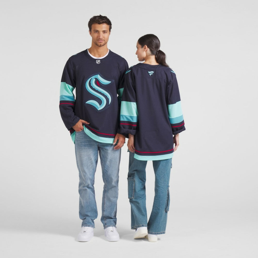 Seattle Kraken Fanatics Home Premium Jersey - Deep Sea Blue - NHL
