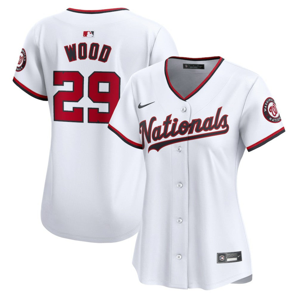James Wood Washington Nationals Nike Women's Home Limited Player Jersey - MLB