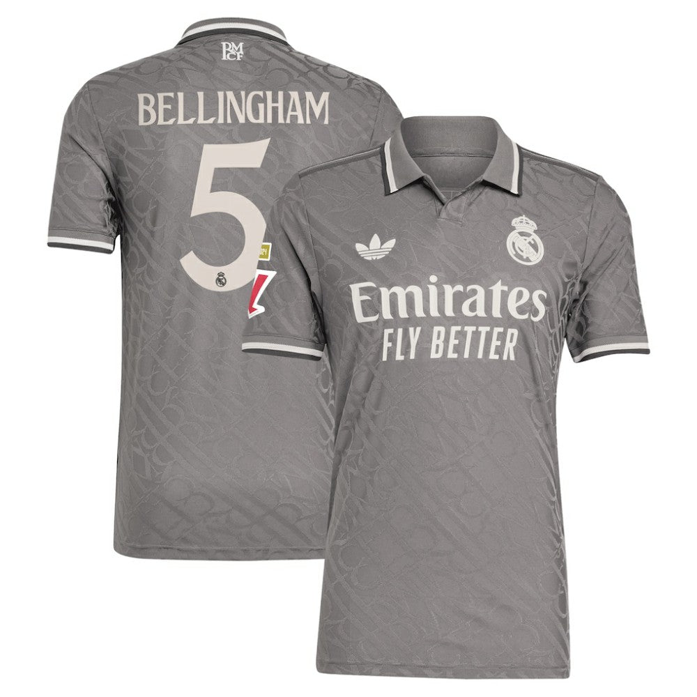 Jude Bellingham Real Madrid Originals 2024/25 Third Player Jersey Charcoal | Adidas cheap