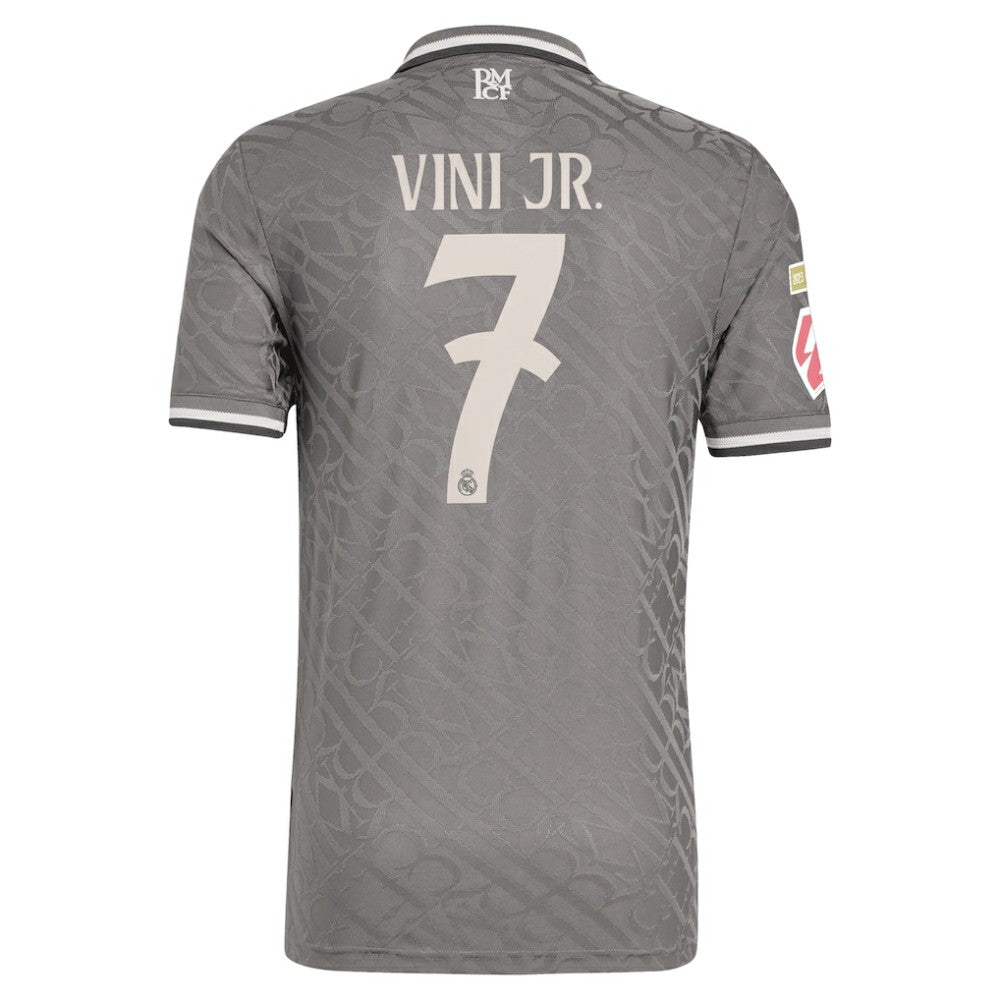 Vini Jr. Real Madrid Originals 2024/25 Third Player Jersey Charcoal | Adidas