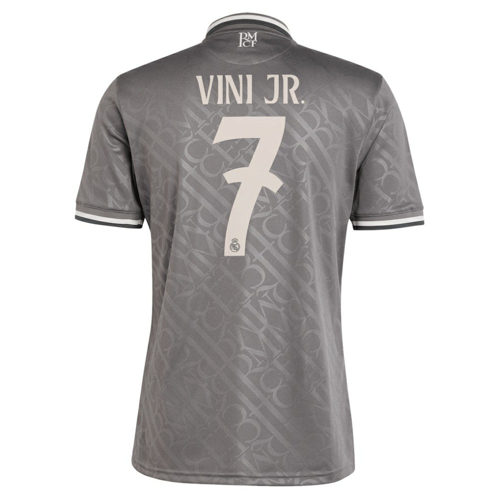 Vini Jr. Real Madrid Originals 2024/25 Third Replica Player Jersey Charcoal | Adidas discount