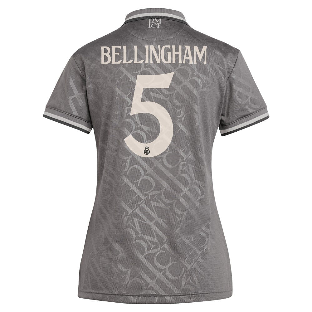 Jude Bellingham Real Madrid Originals Women's 2024/25 Third Replica Player Jersey Charcoal | Adidas Online