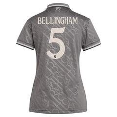 Jude Bellingham Real Madrid Originals Women's 2024/25 Third Replica Player Jersey Charcoal | Adidas Online