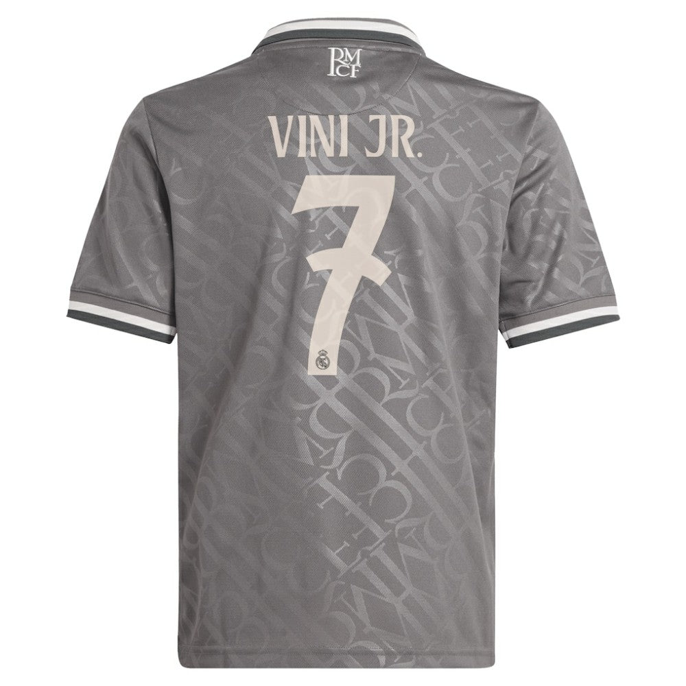 Vini Jr. Real Madrid Originals Youth 2024/25 Third Replica Player Jersey Charcoal | Adidas Online