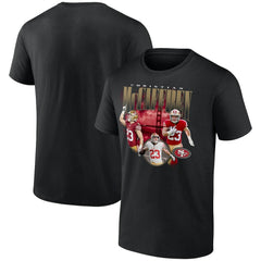 Christian McCaffrey San Francisco 49ers Notorious Player Graphic T-Shirt Black | Fanatics