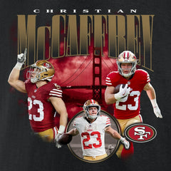 Christian McCaffrey San Francisco 49ers Notorious Player Graphic T-Shirt Black | Fanatics