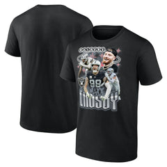 Maxx Crosby Las Vegas Raiders Notorious Player Graphic T-Shirt Black | Fanatics