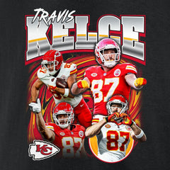 Travis Kelce Kansas City Chiefs Notorious Player Graphic T-Shirt Black | Fanatics