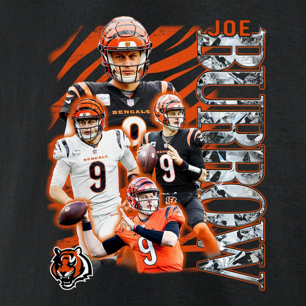 Joe Burrow Cincinnati Bengals Notorious Player Graphic T-Shirt Black | Fanatics