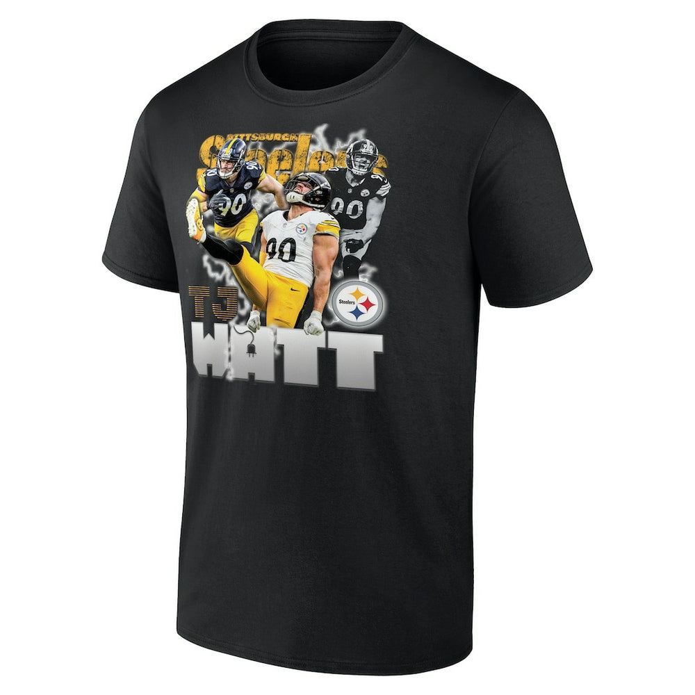 T.J. Watt Pittsburgh Steelers Notorious Player Graphic T-Shirt Black | Fanatics