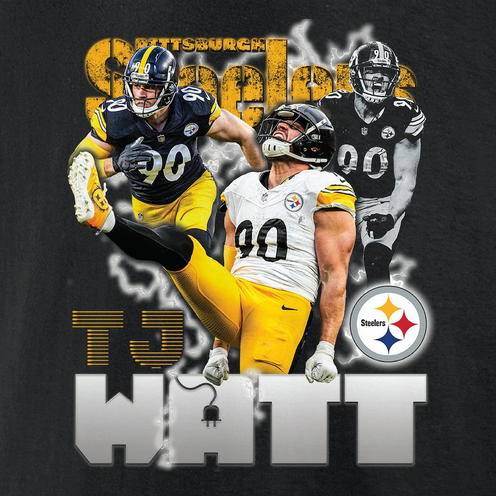 T.J. Watt Pittsburgh Steelers Notorious Player Graphic T-Shirt Black | Fanatics