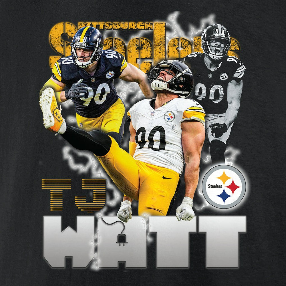 T.J. Watt Pittsburgh Steelers Notorious Player Graphic T-Shirt Black | Fanatics