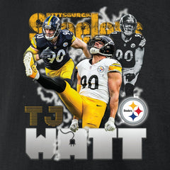 T.J. Watt Pittsburgh Steelers Notorious Player Graphic T-Shirt Black | Fanatics