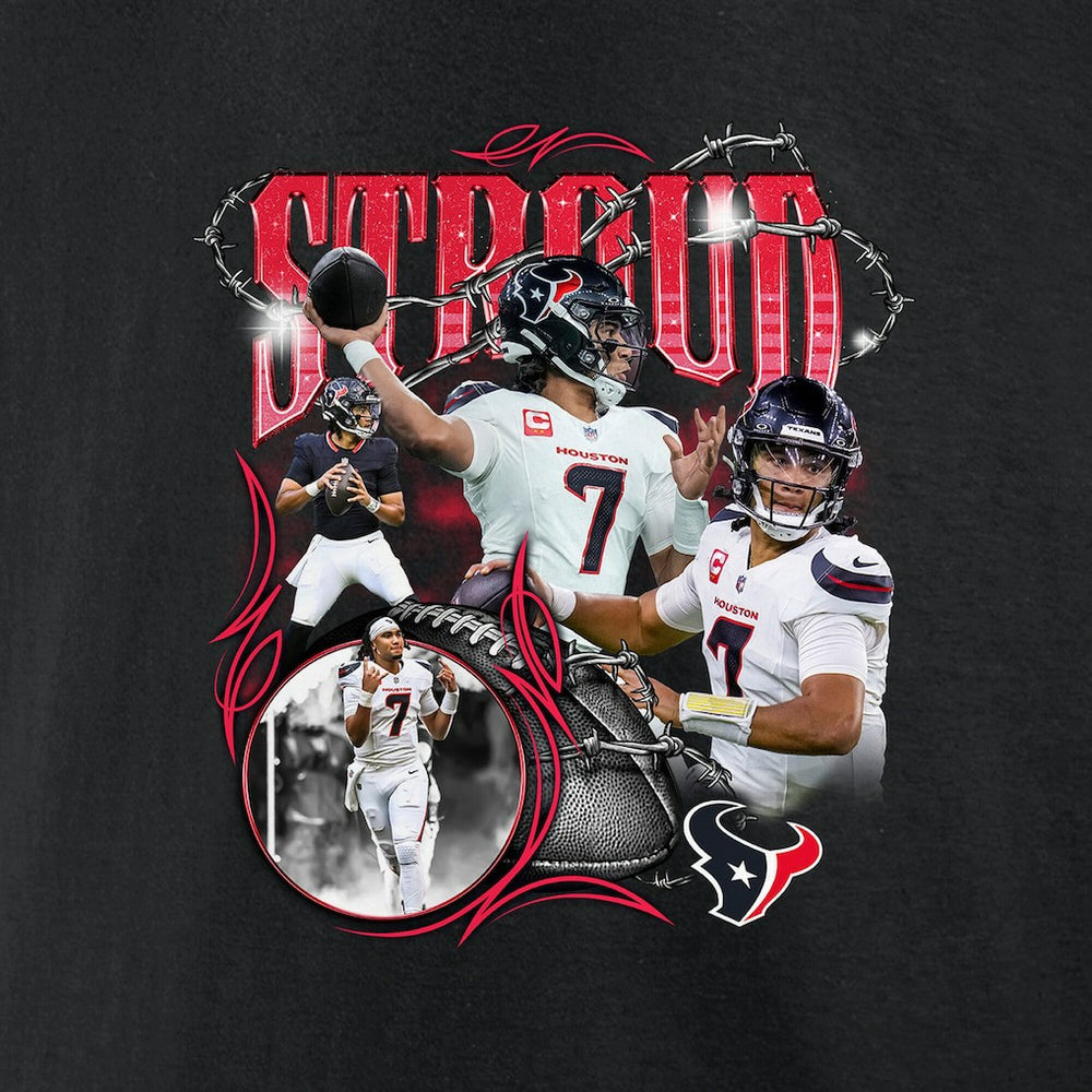 C.J. Stroud Houston Texans Notorious Player Graphic T-Shirt Black | Fanatics
