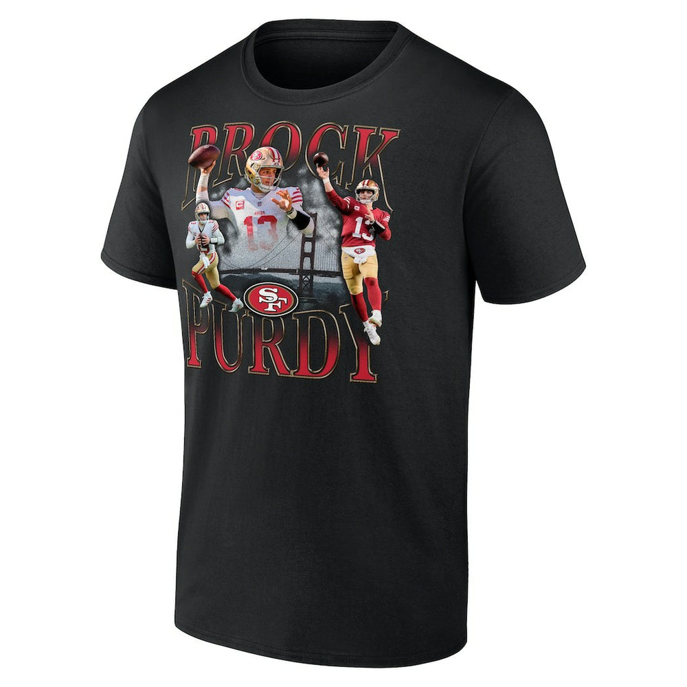 Brock Purdy San Francisco 49ers Notorious Player Graphic T-Shirt Black | Fanatics