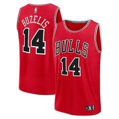 Matas Buzelis Chicago Bulls Youth Fast Break Replica Player Jersey Icon Editi- Red - NBA