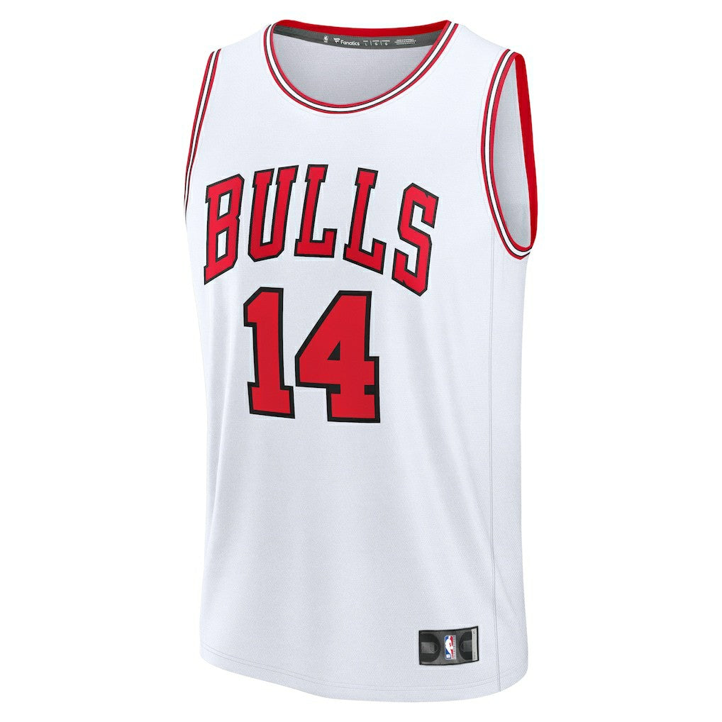 Matas Buzelis Chicago Bulls Youth Fast Break Replica Player Jersey Associati- White Edition - NBA