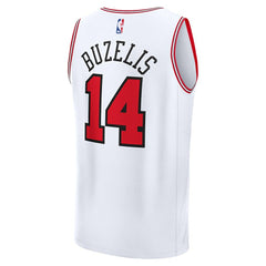 Matas Buzelis Chicago Bulls Youth Fast Break Replica Player Jersey Associati- White Edition - NBA