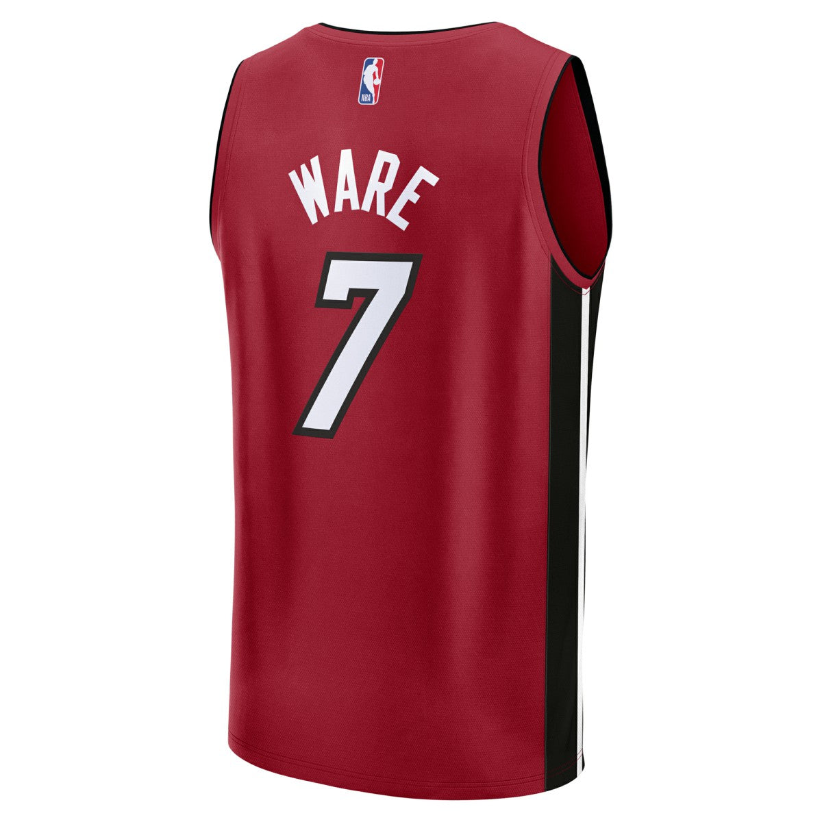 Kel'el Ware Miami Heat Youth Fast Break Player Jersey Statement Edition Red - NBA