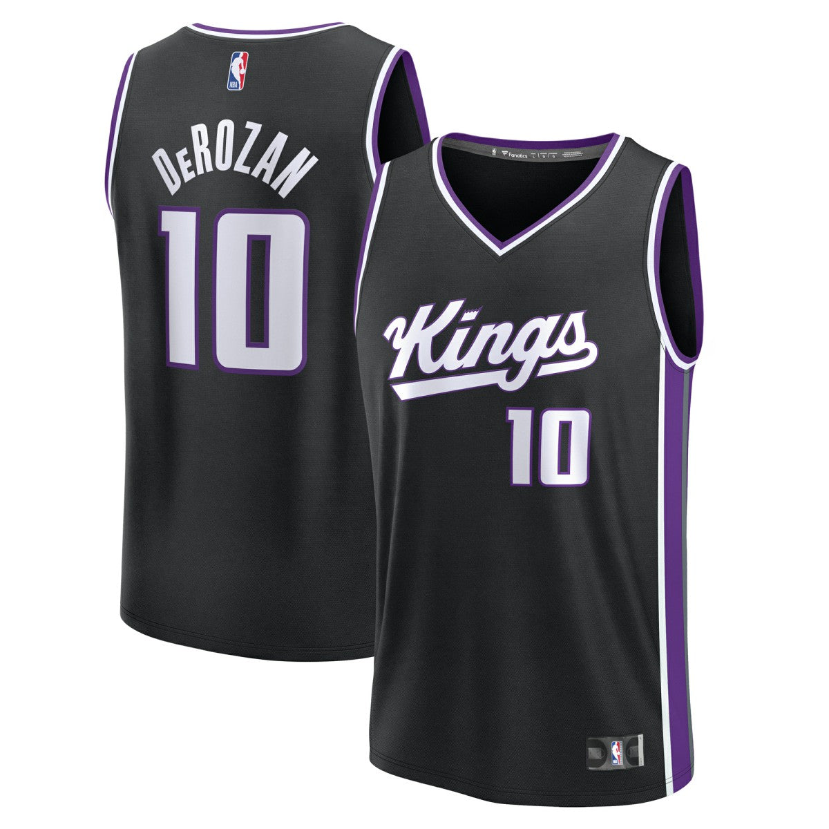 DeMar DeRozan Sacramento Kings Fast Break Replica Player Jersey Icon Edition Black - NBA