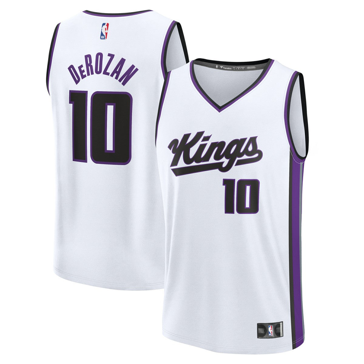 DeMar DeRozan Sacramento Kings Fast Break Replica Player Jersey Association Edition White - NBA