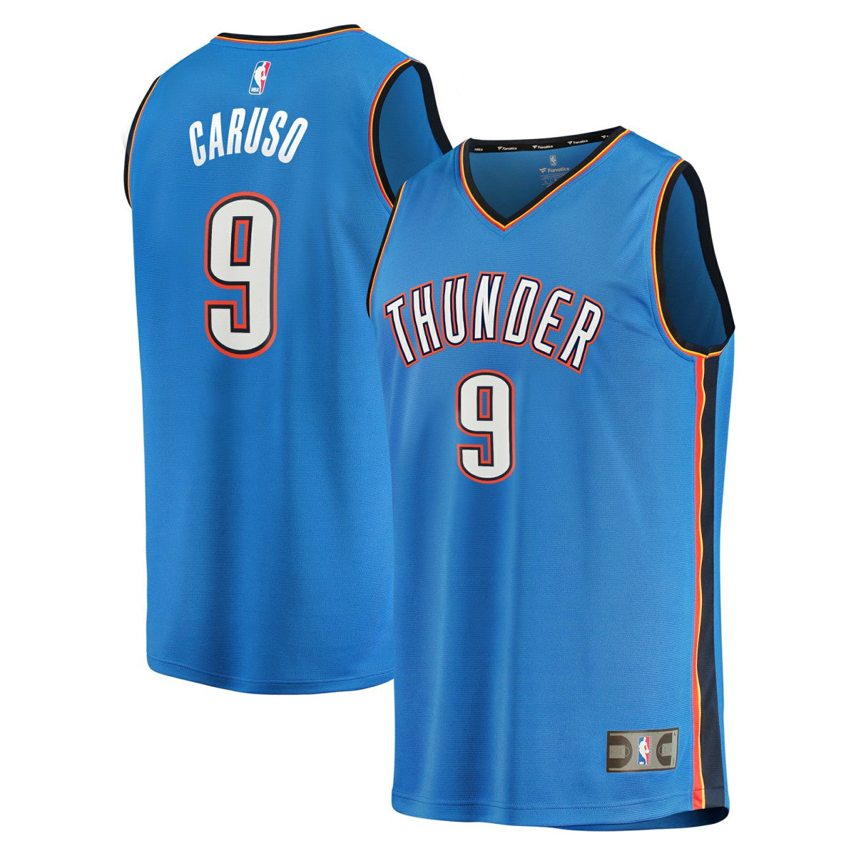 Alex Caruso Oklahoma City Thunder Fast Break Replica Player Jersey Icon Edition Blue - NBA