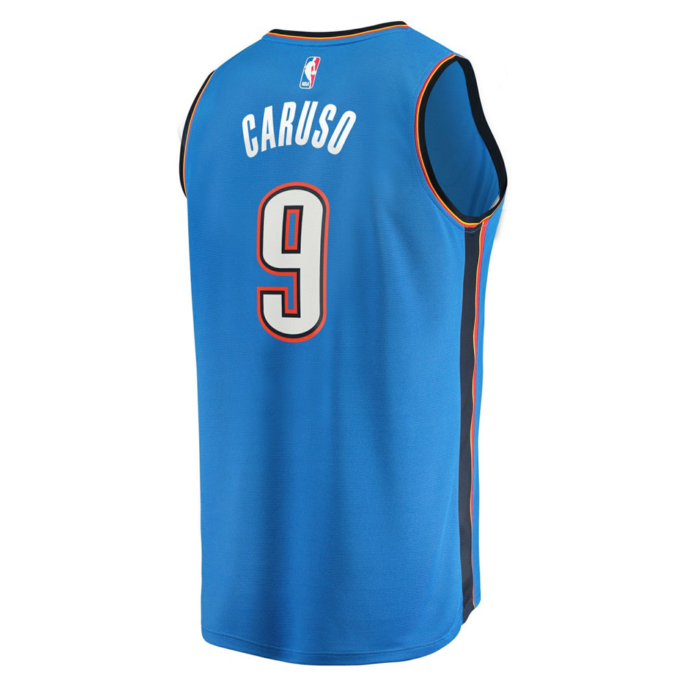 Alex Caruso Oklahoma City Thunder Fast Break Replica Player Jersey Icon Edition Blue - NBA
