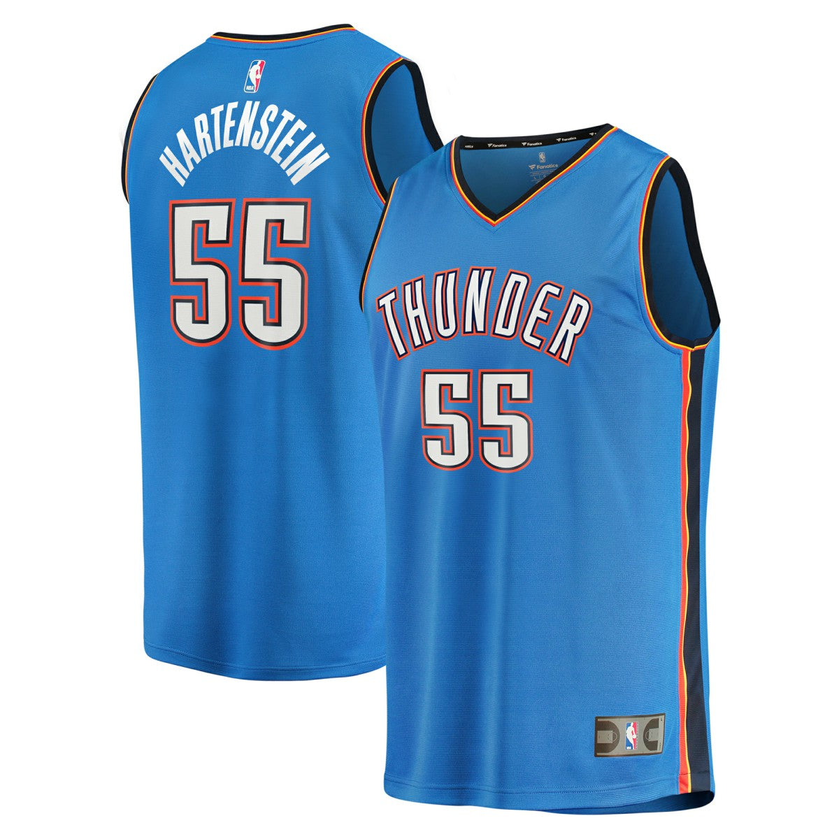 Isaiah Hartenstein Oklahoma City Thunder Fast Break Replica Player Jersey Icon Edition Blue - NBA