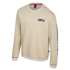 Philadelphia 76ers Stadium Essentials Unisex Halftime Pullover Sweatshirt Natural - NBA
