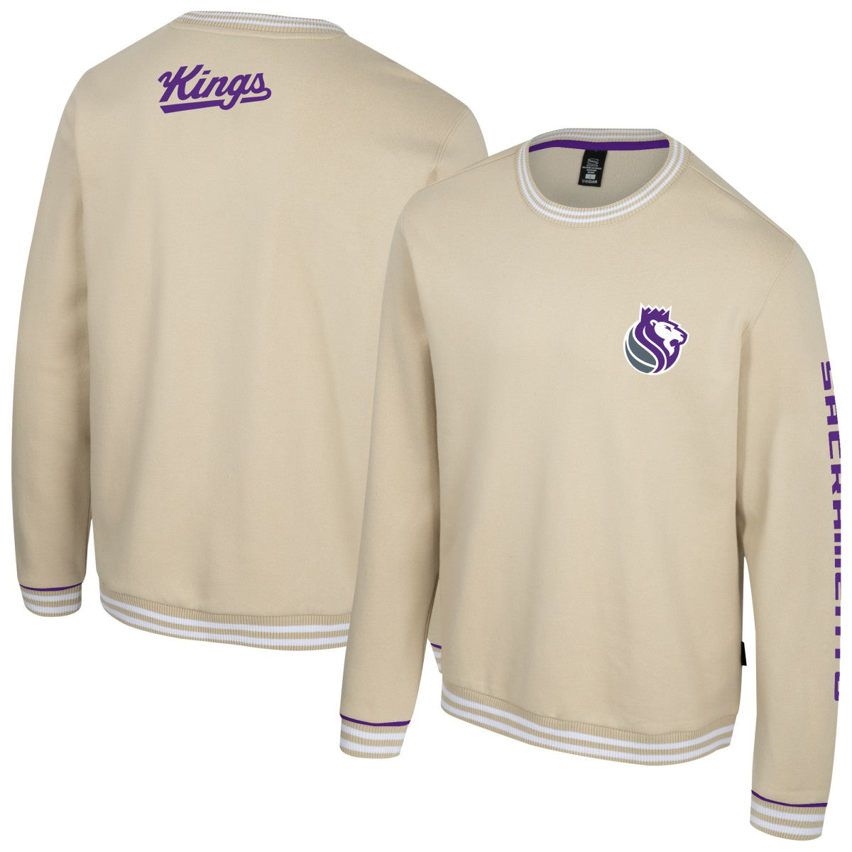 Sacramento Kings Stadium Essentials Unisex Halftime Pullover Sweatshirt Natural - NBA