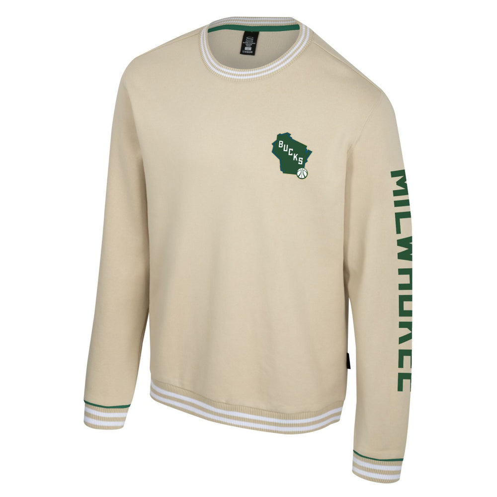 Milwaukee Bucks Stadium Essentials Unisex Halftime Pullover Sweatshirt Natural - NBA