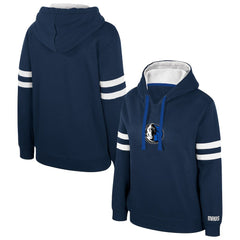 Dallas Mavericks Stadium Essentials Women's Road Game Pullover Hoodie Navy - NBA