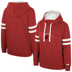 Miami Heat Stadium Essentials Women's Road Game Pullover Hoodie Dark Red - NBA
