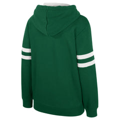 Milwaukee Bucks Stadium Essentials Women's Road Game Pullover Hoodie Hunter Green - NBA