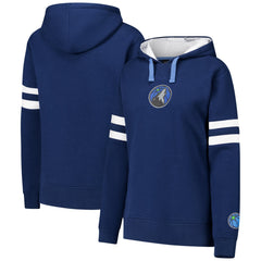 Minnesota Timberwolves Stadium Essentials Women's Road Game Pullover Hoodie Navy - NBA