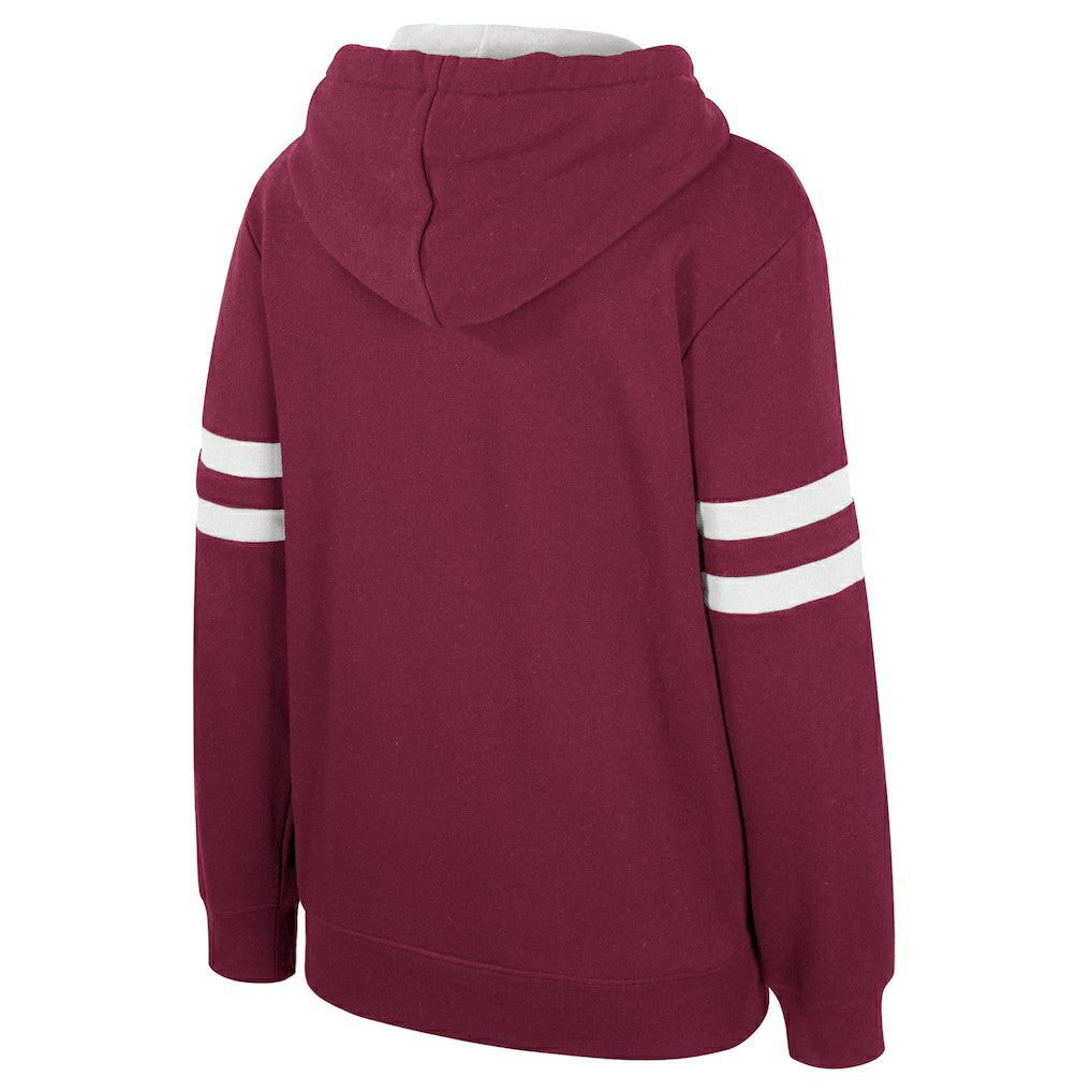 Cleveland Cavaliers Stadium Essentials Women's Road Game Pullover Hoodie Wine - NBA