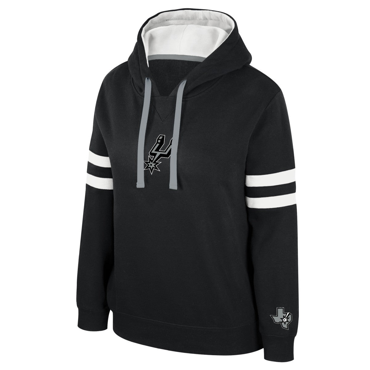 San Antonio Spurs Stadium Essentials Women's Road Game Pullover Hoodie Black - NBA