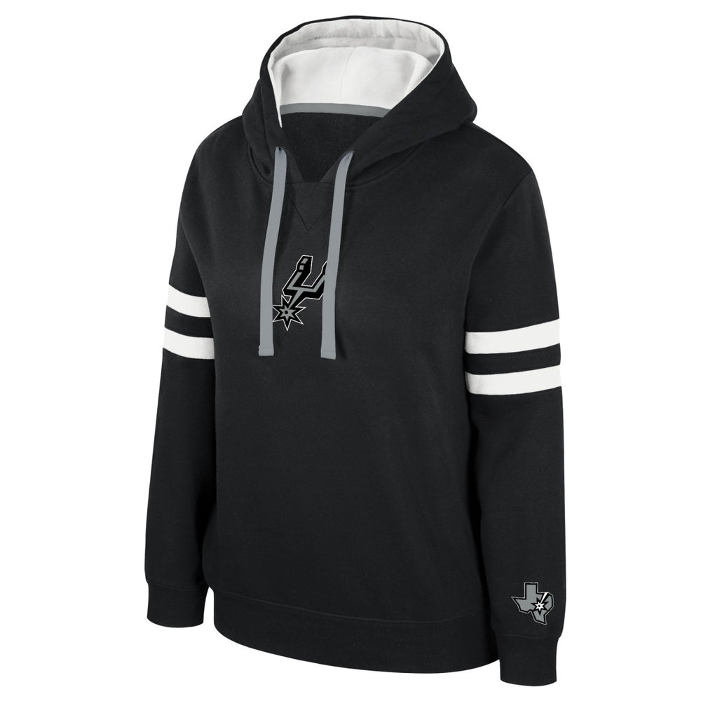 San Antonio Spurs Stadium Essentials Women's Road Game Pullover Hoodie Black - NBA
