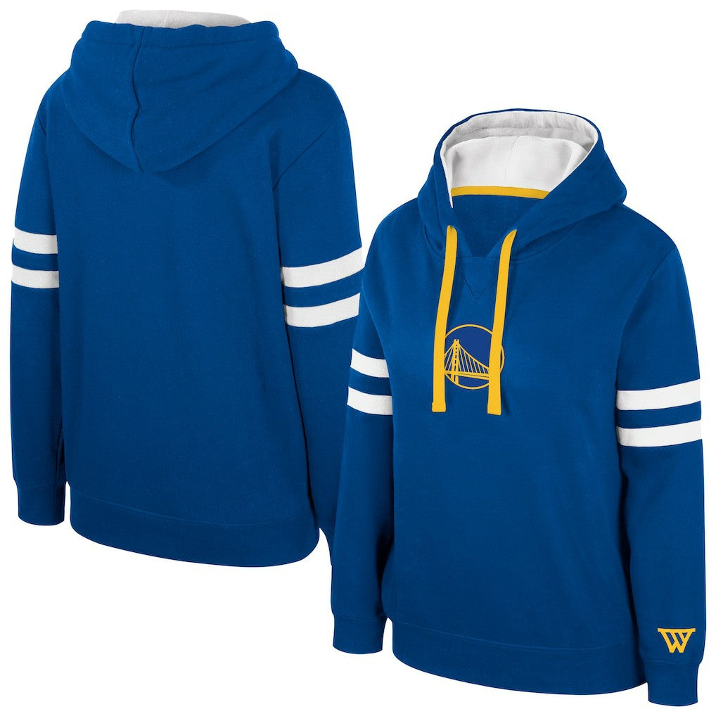 Golden State Warriors Stadium Essentials Women's Road Game Pullover Hoodie Royal - NBA